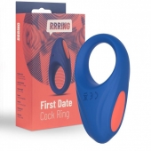 Синее эрекционное кольцо RRRING First Date Cock Ring - FeelzToys - в Кемерово купить с доставкой