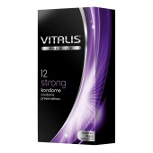 Презервативы с утолщённой стенкой VITALIS PREMIUM strong - 12 шт. - Vitalis - купить с доставкой в Кемерово