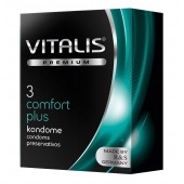 Контурные презервативы VITALIS PREMIUM comfort plus - 3 шт. - Vitalis - купить с доставкой в Кемерово