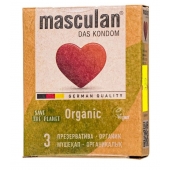 Экологически чистые презервативы Masculan Organic - 3 шт. - Masculan - купить с доставкой в Кемерово