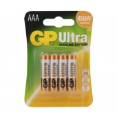 Батарейки алкалиновые GP Ultra Alkaline 24А AАA/LR03 - 4 шт. - Элементы питания - купить с доставкой в Кемерово