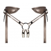 Бронзовый пояс для насадок Desirous Harness - Strap-on-me - купить с доставкой в Кемерово