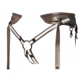 Бронзовый пояс для насадок Desirous Harness - Strap-on-me - купить с доставкой в Кемерово