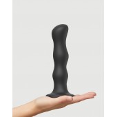 Черная насадка Strap-On-Me Dildo Geisha Balls size XL - Strap-on-me - купить с доставкой в Кемерово
