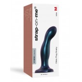 Темно-синяя насадка Strap-On-Me Dildo Plug Snaky size M - Strap-on-me - купить с доставкой в Кемерово