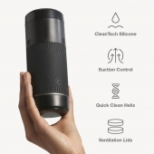 Черный мастурбатор с контролем всасывания Arcwave Pow Stroker - Arcwave - в Кемерово купить с доставкой