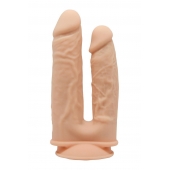 Телесный анально-вагинальный фаллоимитатор Double Penetrator - 19,5 см. - Dream Toys