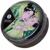 Массажная свеча Exotic Green Tea с ароматом зелёного чая - 30 мл. - Shunga - купить с доставкой в Кемерово