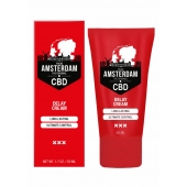 Крем-пролонгатор CBD from Amsterdam Delay Cream - 50 мл. - Shots Media BV - купить с доставкой в Кемерово