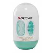 Бирюзовый мастурбатор-яйцо Twist Angel - Baile - в Кемерово купить с доставкой