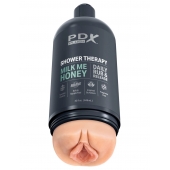 Телесный мастурбатор-вагина Shower Therapy Milk Me Honey - Pipedream - в Кемерово купить с доставкой