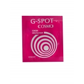 Стимулирующий интимный крем для женщин Cosmo G-spot - 2 гр. - Биоритм - купить с доставкой в Кемерово