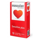 Презервативы Masculan Sensitive plus - 10 шт. - Masculan - купить с доставкой в Кемерово