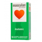 Презервативы анатомической формы Masculan Anatomic - 10 шт. - Masculan - купить с доставкой в Кемерово