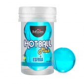 Лубрикант на масляной основе Hot Ball Plus с охлаждающим эффектом (2 шарика по 3 гр.) - HotFlowers - купить с доставкой в Кемерово