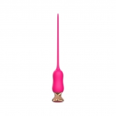 Розовый тонкий стимулятор Nipple Vibrator - 23 см. - I-MOON - купить с доставкой в Кемерово