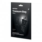 Черный мешочек для хранения игрушек Treasure Bag L - Satisfyer - купить с доставкой в Кемерово