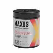 Анатомические презервативы MAXUS Sensual - 15 шт. - Maxus - купить с доставкой в Кемерово