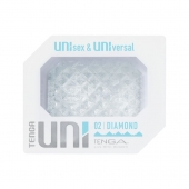 Прозрачный мастурбатор-стимулятор Tenga Uni Diamond - Tenga - в Кемерово купить с доставкой