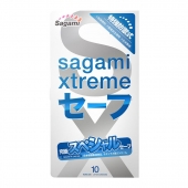 Презервативы Sagami Xtreme Ultrasafe с двойным количеством смазки - 10 шт. - Sagami - купить с доставкой в Кемерово