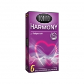 Презервативы с рёбрышками Domino Harmony - 6 шт. - Domino - купить с доставкой в Кемерово