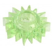 Зеленое эрекционное кольцо-солнце - Toyfa Basic - в Кемерово купить с доставкой