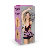 Двусторонний мастурбатор Misha Maver - 22 см. - ФлешНаш - в Кемерово купить с доставкой