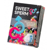 Шипучие таблетки для мужчин Sweet Sperm для изменения вкуса спермы (4 шт. по 0,5 гр.) - Капиталпродукт - купить с доставкой в Кемерово
