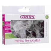 Чёрные металлические наручники SHOTS TOYS Black - Shots Media BV - купить с доставкой в Кемерово