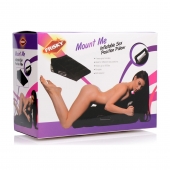 Черная подушка для секса Mount Me Inflatable Sex Position Pillow - XR Brands - купить с доставкой в Кемерово