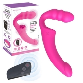 Розовый безремневой страпон Straples Strap-On Dildo - Erokay - купить с доставкой в Кемерово