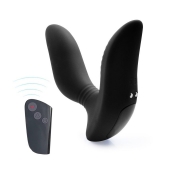 Черный вибромассажер простаты 3,5’’ Remote Control Curve P-spot Massager - 12 см. - Erokay - в Кемерово купить с доставкой