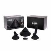 Конусный вибромассажер Cowgirl Cone с 2 насадками - CowGirl - купить с доставкой в Кемерово
