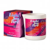 Массажная свеча Light My Fire Coconut с ароматом кокоса - 65 гр. - Love to Love - купить с доставкой в Кемерово