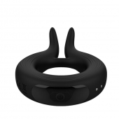 Черное эрекционное кольцо Marry Me Rechargeable Vibrating Cockring - Adrien Lastic - в Кемерово купить с доставкой