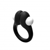 Черное эрекционное кольцо Zippy Vibrating Ring With Bullet - Adrien Lastic - в Кемерово купить с доставкой