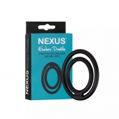 Черное двойное эрекционное кольцо Nexus Enduro Double - Nexus Range - в Кемерово купить с доставкой