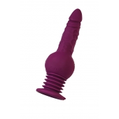 Фиолетовая мини-машина для секса Striker с пультом ДУ - 23,5 см. - ToyFa - купить с доставкой в Кемерово