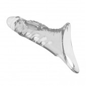 Прозрачная насадка на пенис - 22 см. - Baile - в Кемерово купить с доставкой