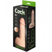 Телесный фаллоудлинитель с мошонкой Cock Next - 17 см. - LOVETOY (А-Полимер) - в Кемерово купить с доставкой