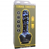 Черно-синяя мини-машина на присоске Tendril Thruster - 21,6 см. - Doc Johnson - купить с доставкой в Кемерово