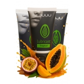 Набор из 3 съедобных лубрикантов JUJU со вкусом тропических фруктов - JuJu - купить с доставкой в Кемерово