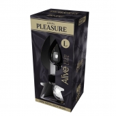 Серебристая анальная втулка с прозрачным кристаллом Mini Metal Butt Plug Size L - 9 см. - Adrien Lastic в Кемерово Серебристая анальная втулка с прозрачным кристаллом Mini Metal Butt Plug Size L - 9 см. - Adrien Lastic