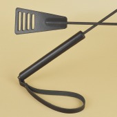 Черный кожаный стек «Сириус» - 60 см. - Sitabella - купить с доставкой в Кемерово