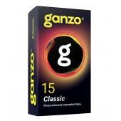 Классические презервативы с обильной смазкой Ganzo Classic - 15 шт. - Ganzo - купить с доставкой в Кемерово