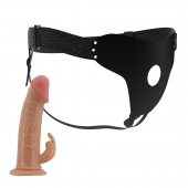 Телесный мужской страпон Mavis - Baile - купить с доставкой в Кемерово