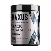 Черные утолщенные презервативы MAXUS Extra Strong с железным кейсом - 15 шт. - Maxus - купить с доставкой в Кемерово