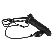Полый страпон с эффектом увеличения Inflatable Strap-On - 18,5 см. - Orion - купить с доставкой в Кемерово