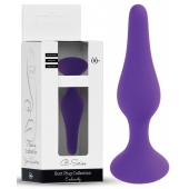 Фиолетовая анальная втулка Silcone Purple Plug Medium - 11 см. - Boys of Toys в Кемерово Фиолетовая анальная втулка Silcone Purple Plug Medium - 11 см. - Boys of Toys