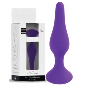 Фиолетовая анальная втулка Silcone Purple Plug Large - 12,5 см. - Boys of Toys в Кемерово Фиолетовая анальная втулка Silcone Purple Plug Large - 12,5 см. - Boys of Toys